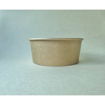 1090ml Plain Kraft Shallow Paper Bucket